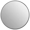 Cindy Large Round Wall Mirror - Matt Black - 70cm -Optimal Furniture Store 14820937 1215058437670126