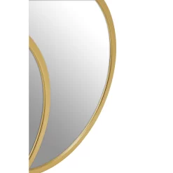 Farran Metal Wall Mirror - Champagne Gold - 90x60cm -Optimal Furniture Store 14820946 1285058438469341
