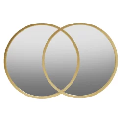 Farran Metal Wall Mirror - Champagne Gold - 90x60cm