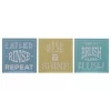 Set Of 3 Bathroom Wall Plaques - 20x20cm -Optimal Furniture Store 14820976 1815057939827521