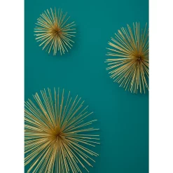 Mirano Set Of 3 Gold Starburst Wall Art -Optimal Furniture Store 14820996 3225057939838531