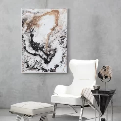 Astratto Classic Abstract Wall Art - Natural - 103x143cm -Optimal Furniture Store 14821015 1035057938456074