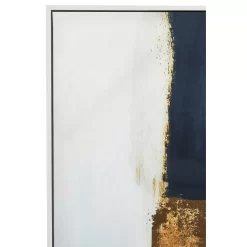 Astratto Wall Art - Blue & Gold - 103x103cm -Optimal Furniture Store 14821052 1505058394268016