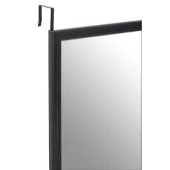 Over Door Hanging Mirror - Black - 33.5x124cm -Optimal Furniture Store 14821714 1955058974987508