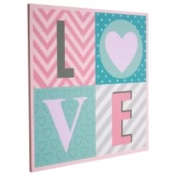Kids Love Wall Plaque - 40x40cm -Optimal Furniture Store 14821719 2485057938877667